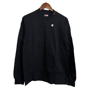 Petals And Peacocks Womens NWOT Black Bite Me Collar Mock Neck Sweater Medium